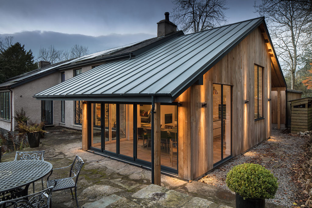 Contemporary Woodland Cottage Extension, Lake District, Ben Cunliffe Architects